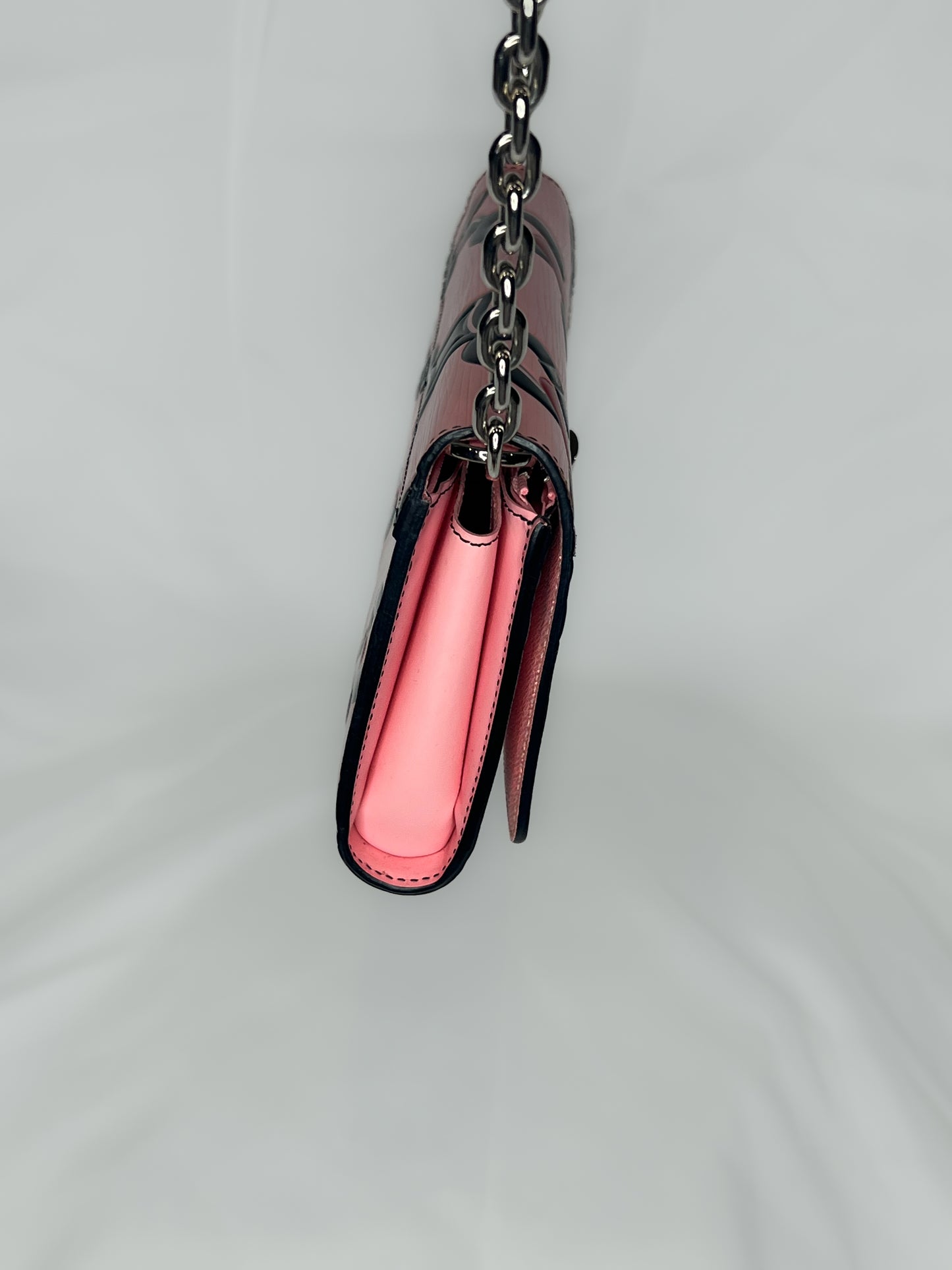 Louis Vuitton Epi Chain Flower Twist Wallet on Chain