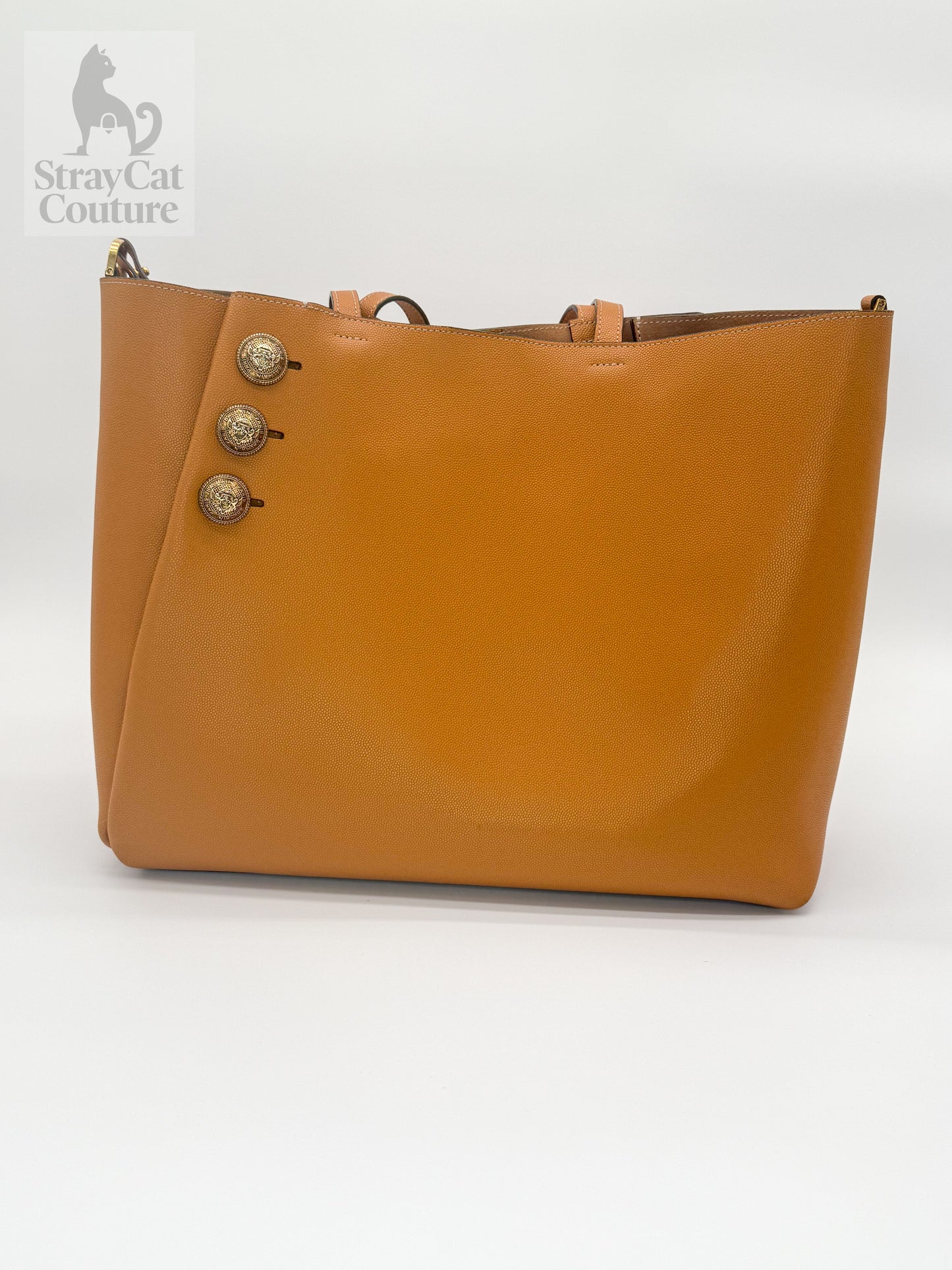 Balmain Leather Tote/Shoulder Bag