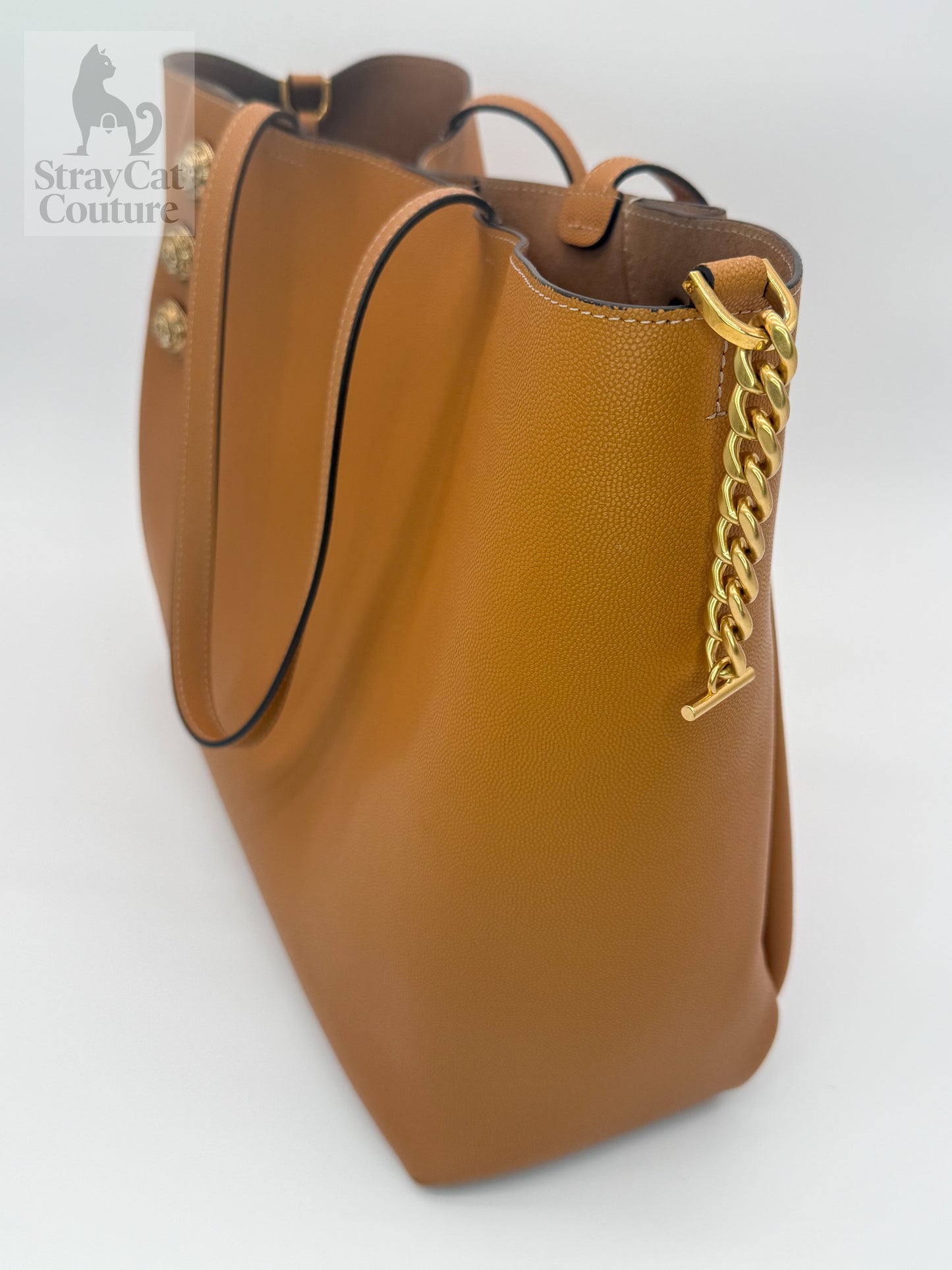 Balmain Leather Tote/Shoulder Bag