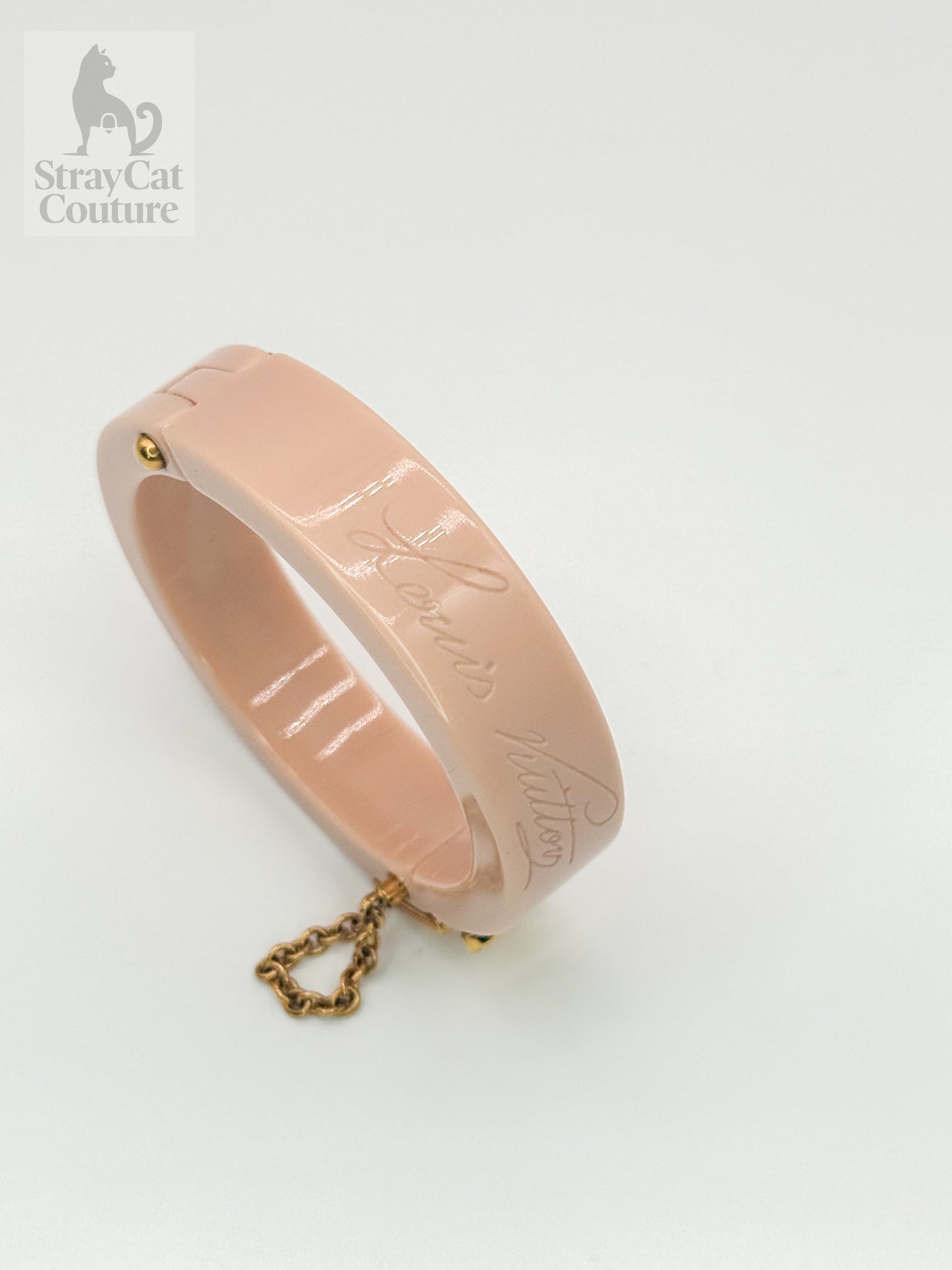 Louis Vuitton Lock Me Bracelet – Blush Pink Resin
