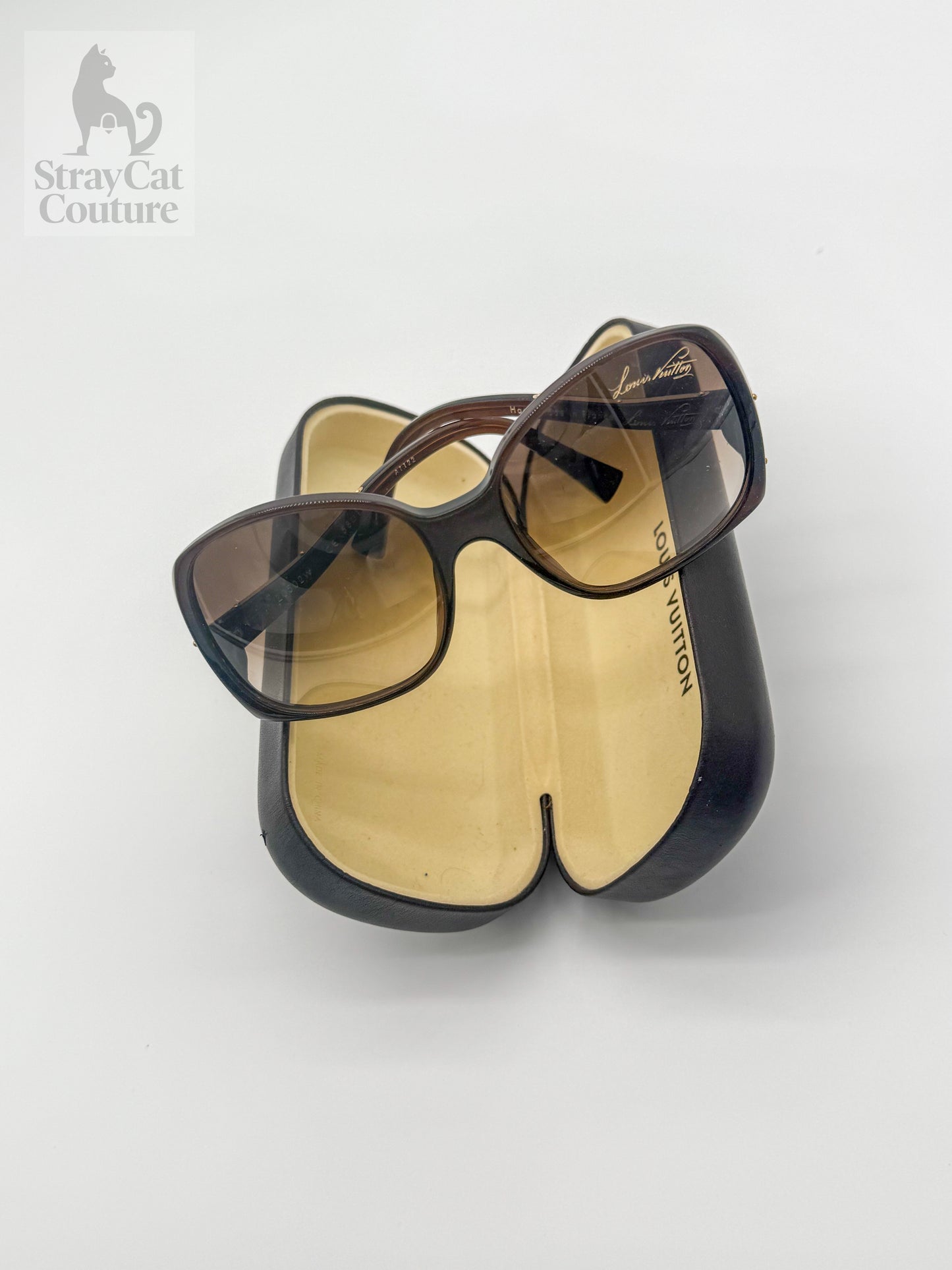 Louis Vuitton Retro Gina Sunglasses – Brown Speckle Acetate Frame