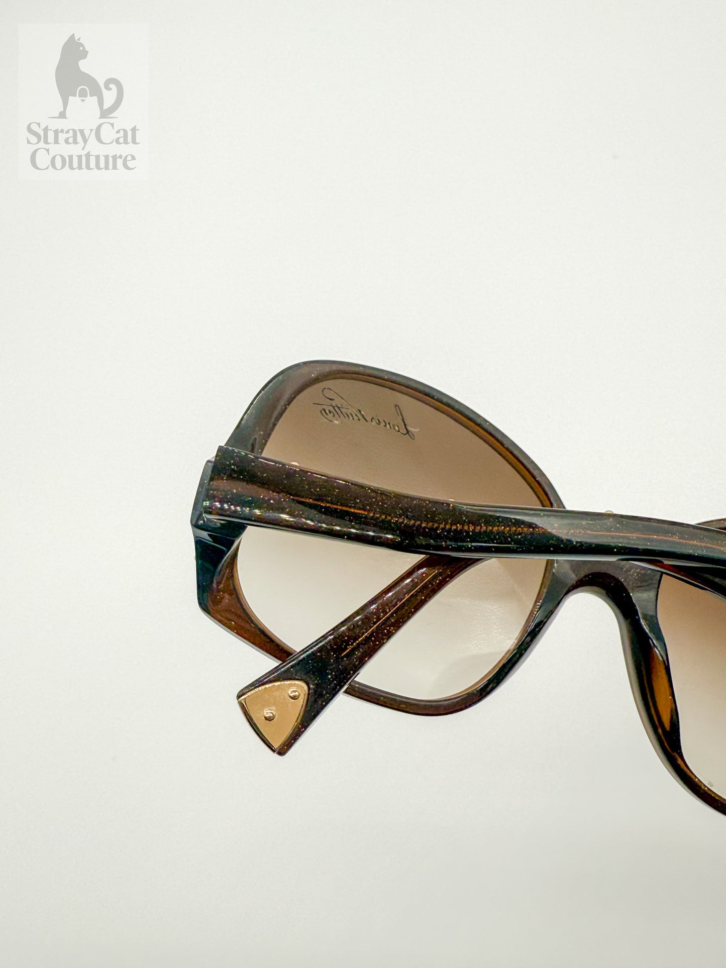 Louis Vuitton Retro Gina Sunglasses – Brown Speckle Acetate Frame