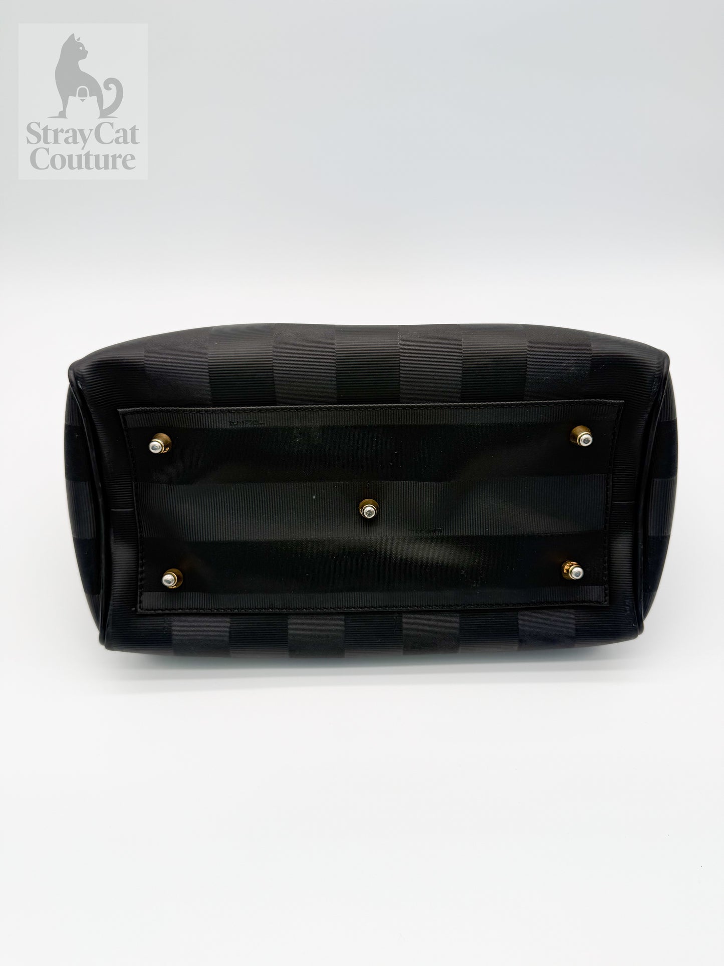 Fendi Pequin Boston Bag – Vintage Collector’s Piece