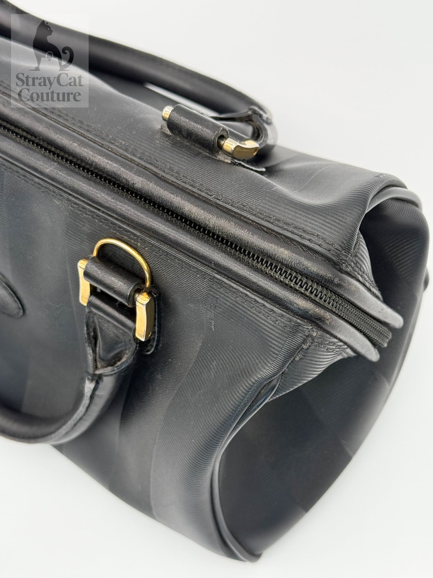 Fendi Pequin Boston Bag – Vintage Collector’s Piece