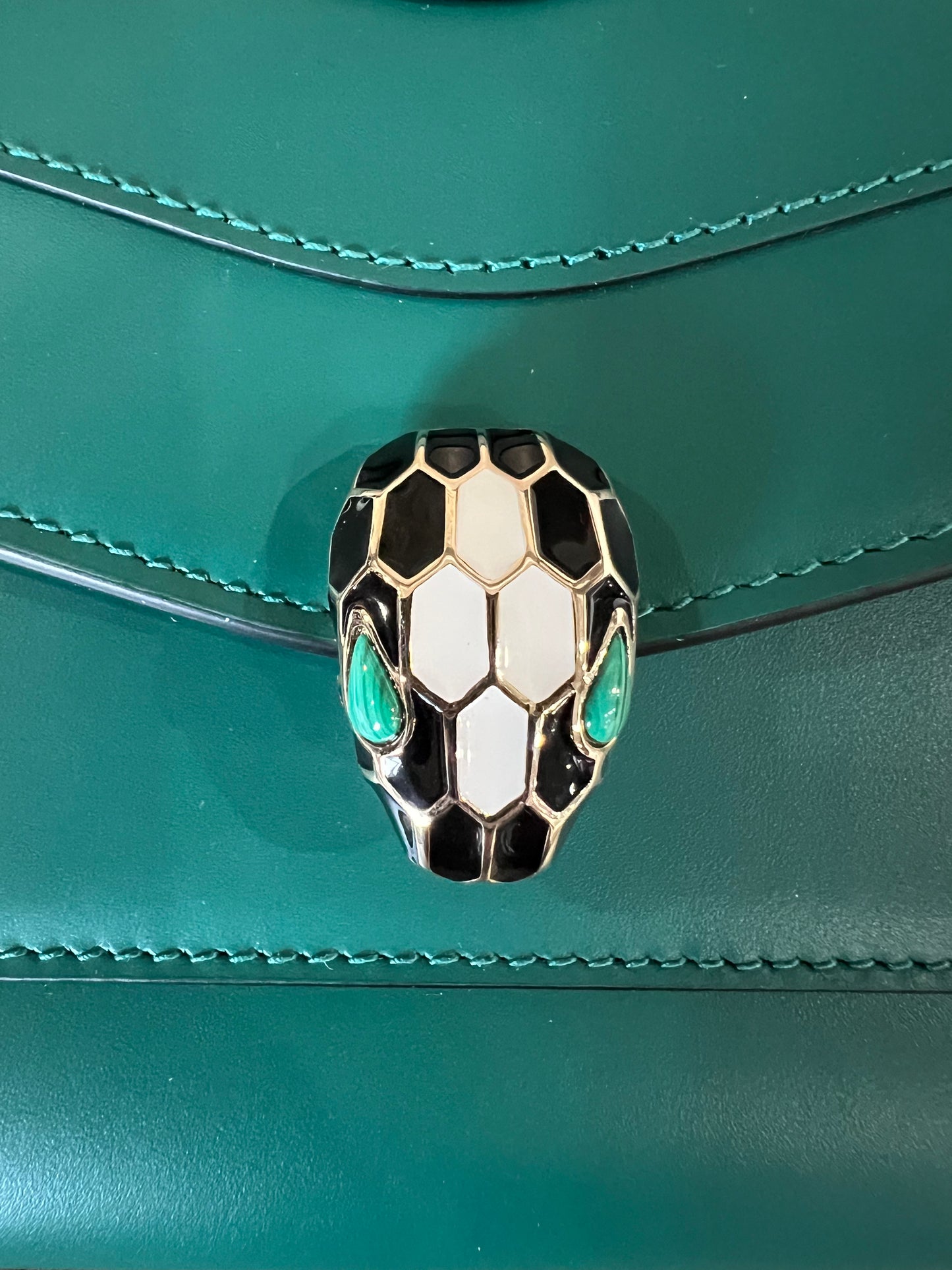 BVLGARI Serpenti Leather Wallet or Clutch
