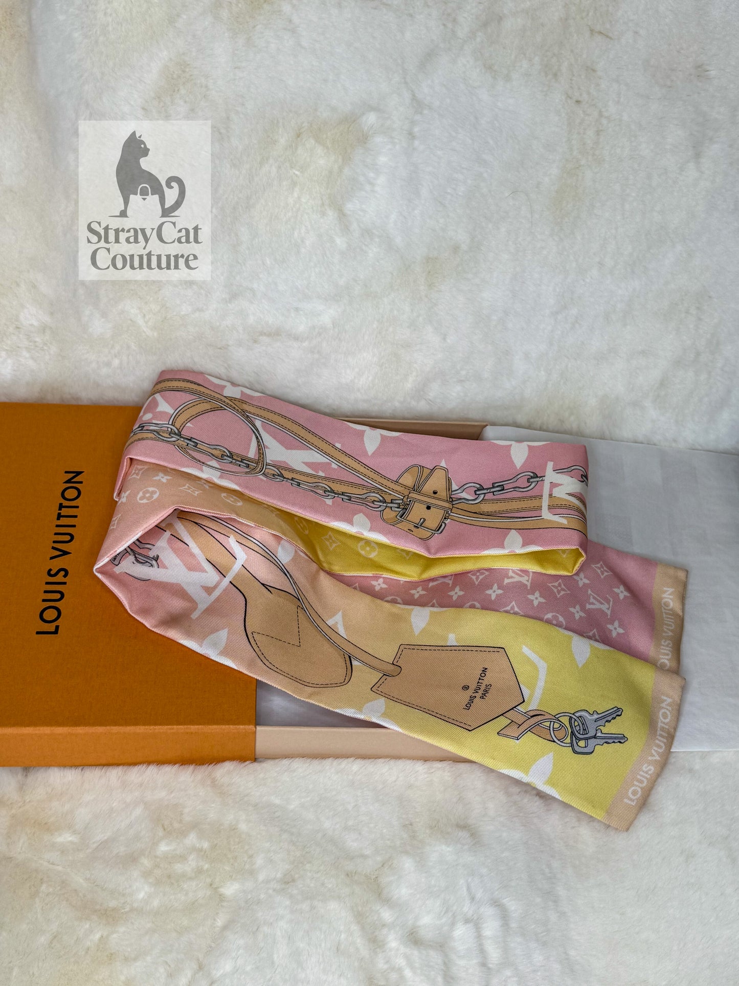 Louis Vuitton By The Pool Silk Scarf (Gradient)