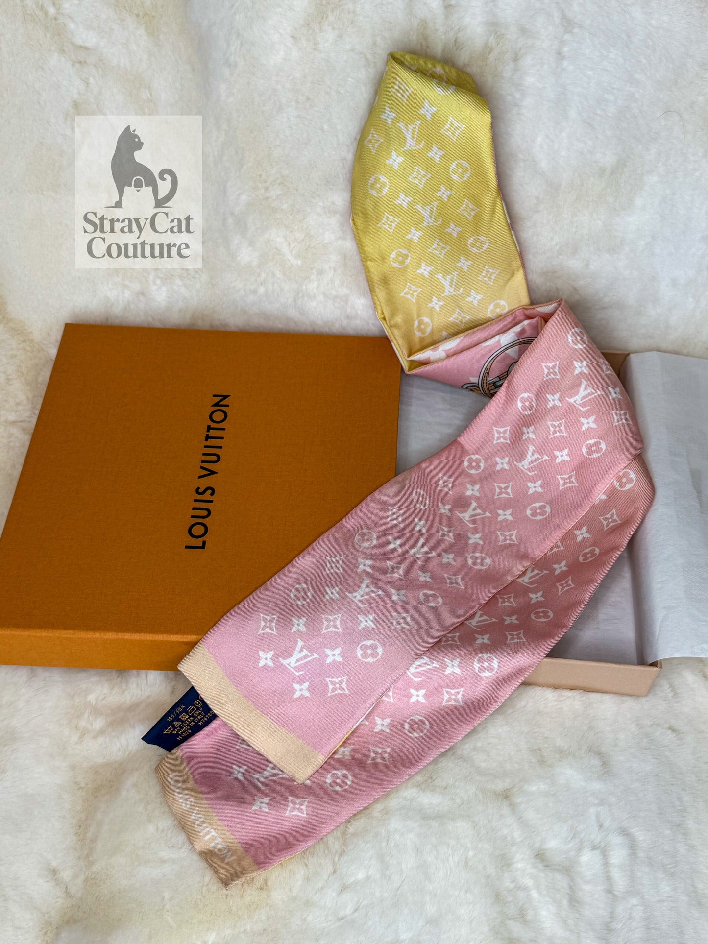 Louis Vuitton By The Pool Silk Scarf (Gradient)