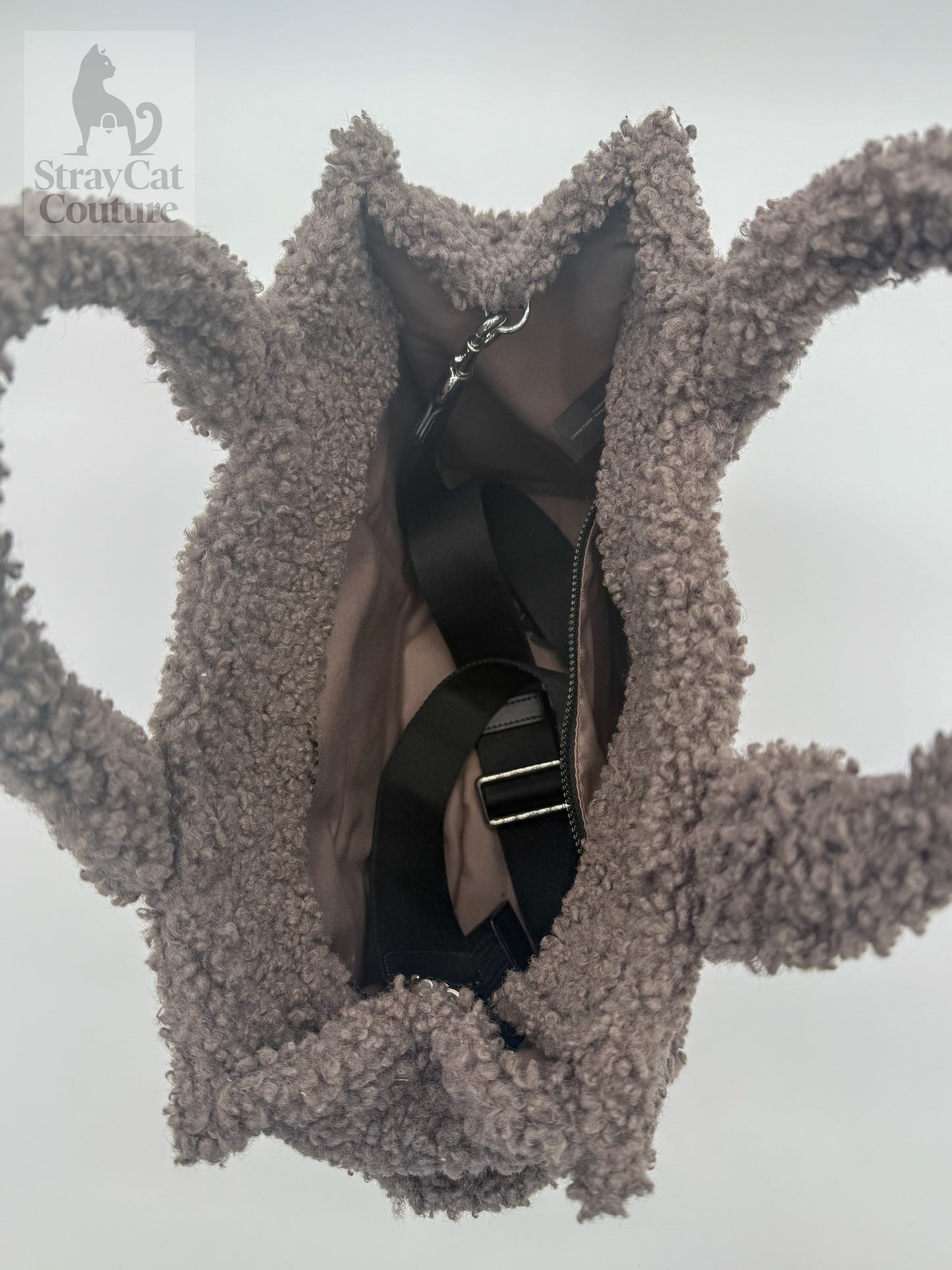 Marc Jacobs Shearling Tote/Crossbody Bag