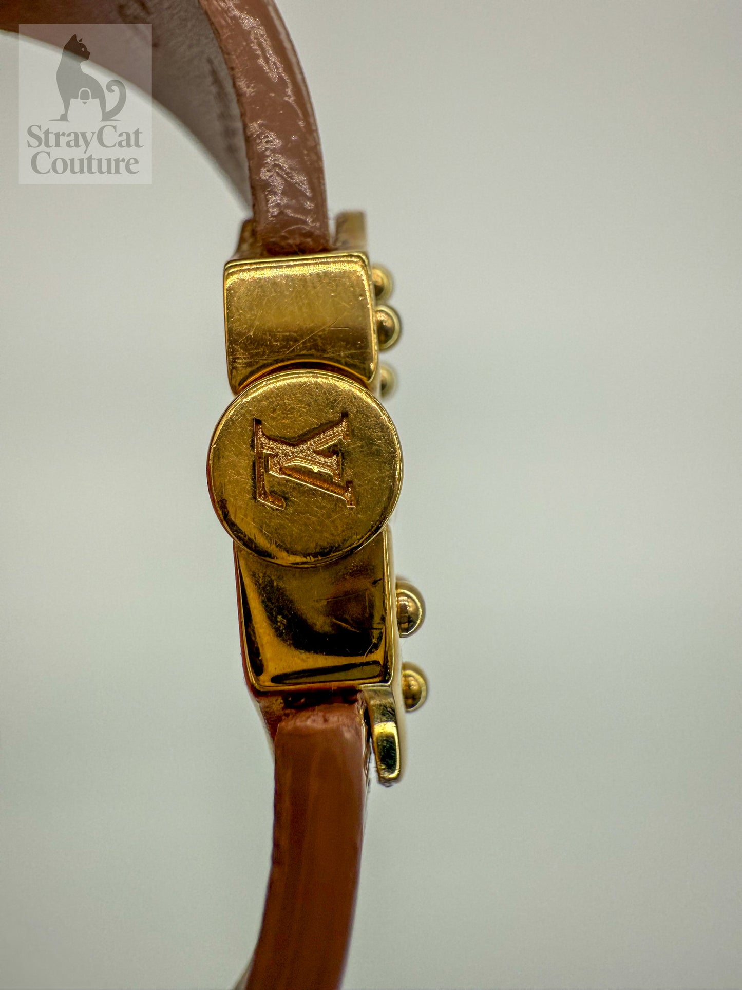 Louis Vuitton Spirit Bracelet – Taupe & Gold