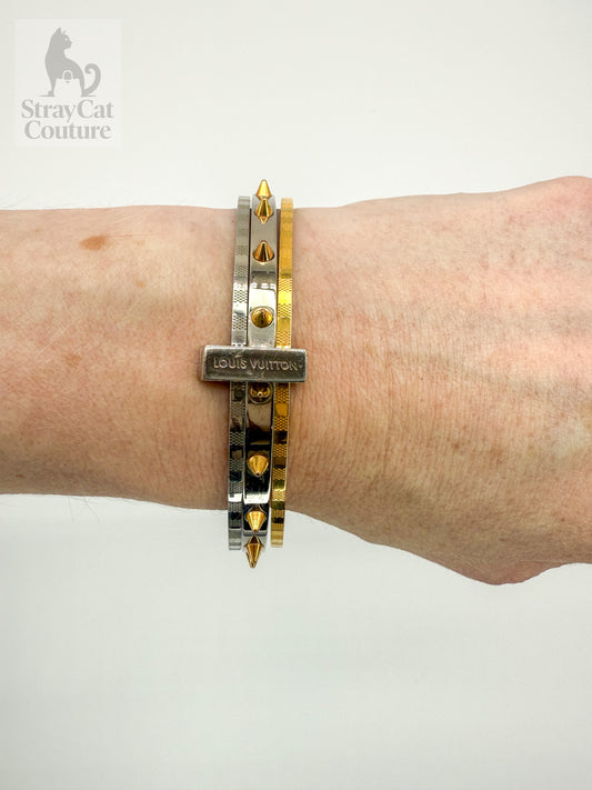 Louis Vuitton Spiky Valentine Bracelet – Rose Gold & Silver Tone