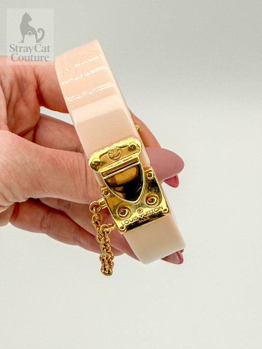 Louis Vuitton Lock Me Bracelet – Blush Pink Resin