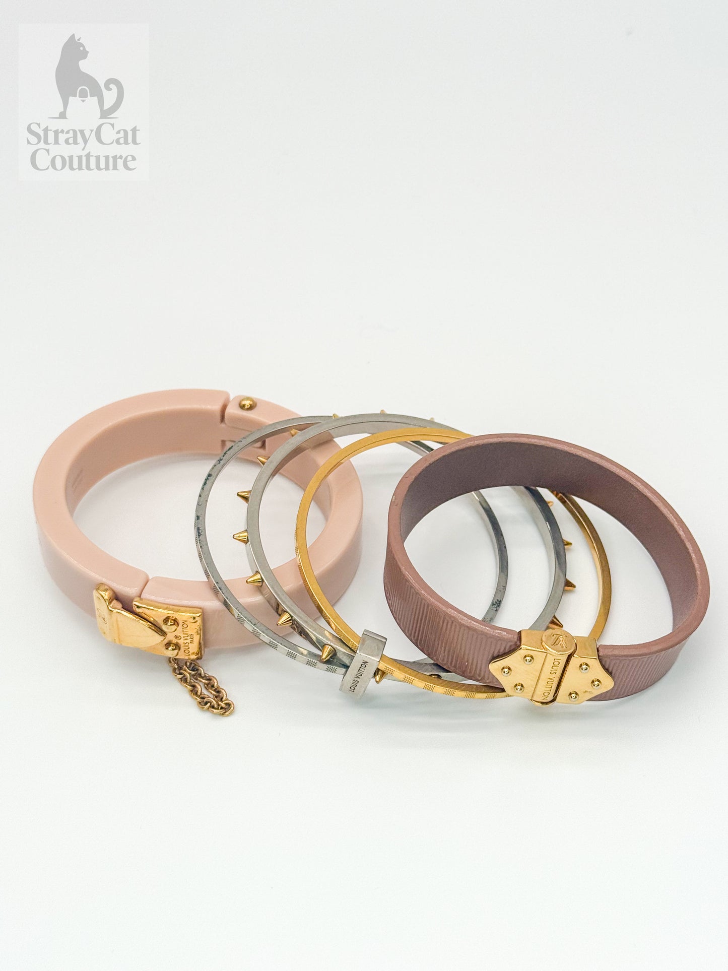 Louis Vuitton Lock Me Bracelet – Blush Pink Resin