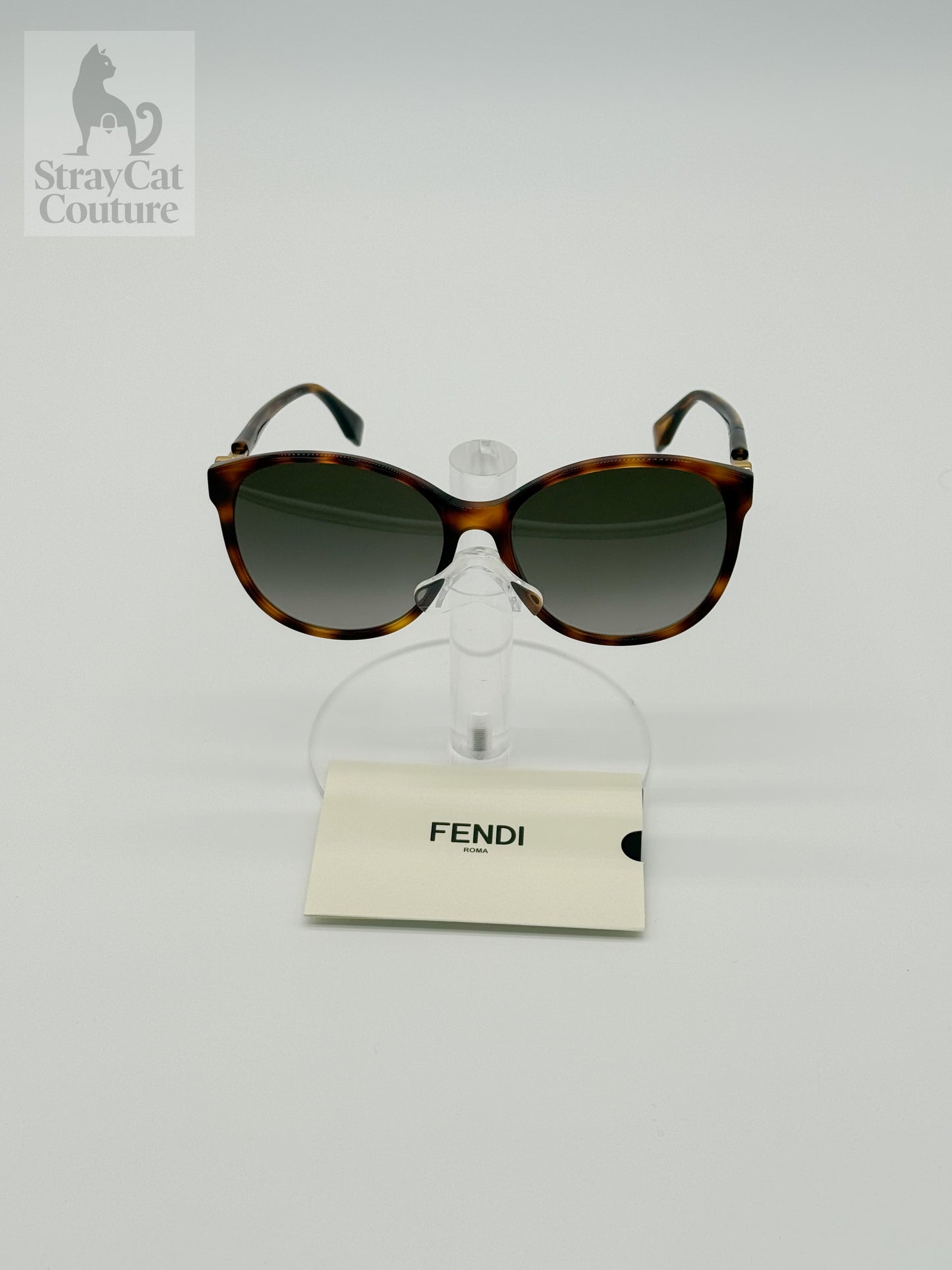 FENDI Dark Havana Sunglasses 58MM
