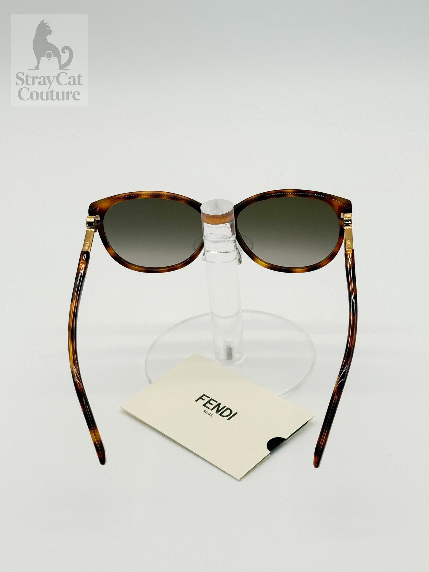 FENDI Dark Havana Sunglasses 58MM