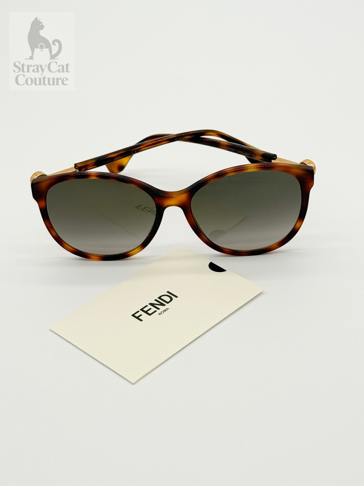 FENDI Dark Havana Sunglasses 58MM