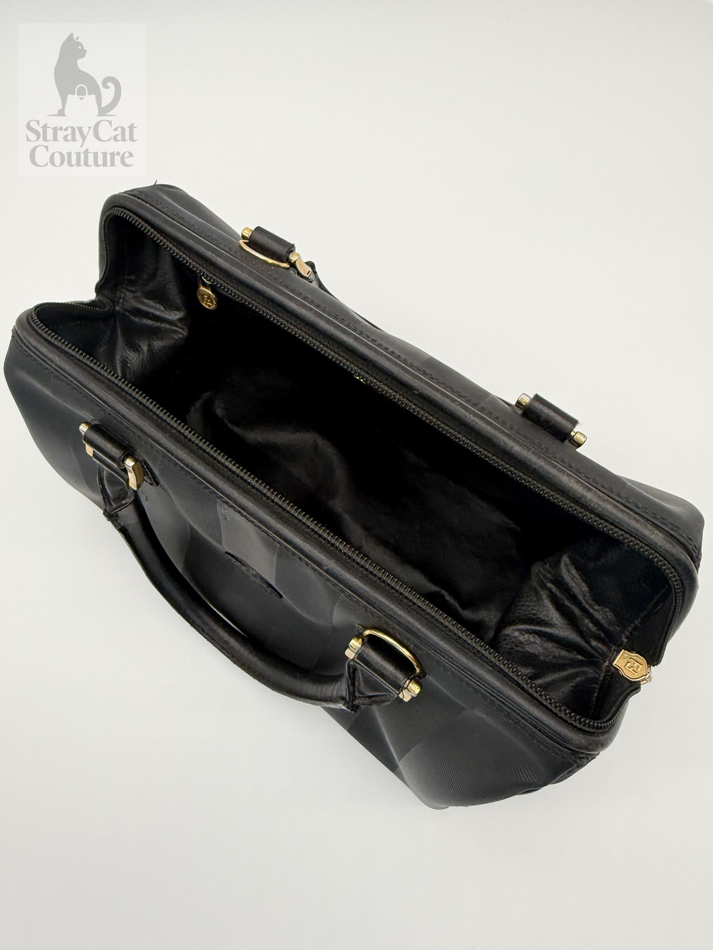 Fendi Pequin Boston Bag – Vintage Collector’s Piece